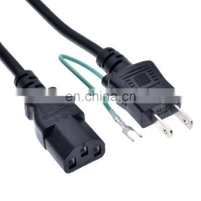 Japan Marketing Ac Extension 220V Pure CopperJapanese Power Cord With 2 Prong Female Power Cord