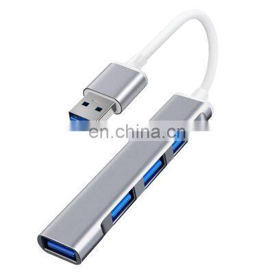 4 In 1 Multiport USB 3.0 to 3 Ports USB 2.0 Aluminum Alloy HUB Adapter for Computer Transfer Data USB HUB adapter