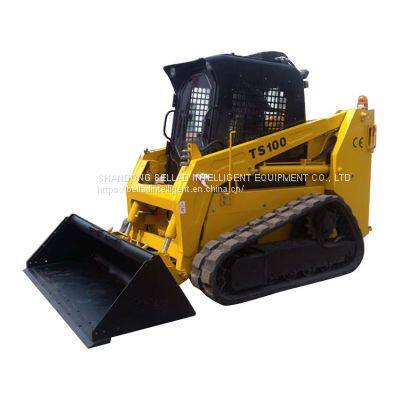 2022 new supplier mini skid loader 4ton 4.5ton 6ton small skid steer loader with bucket