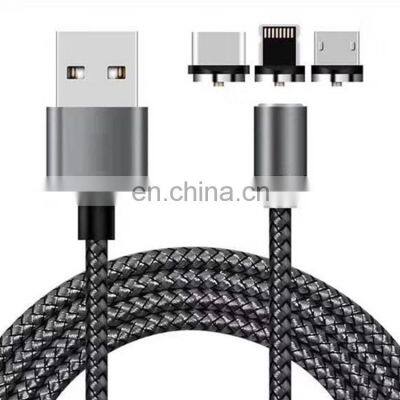 Fast Charging 1meter 3 In 1 Straight Magnetic USB Usb Data Cable