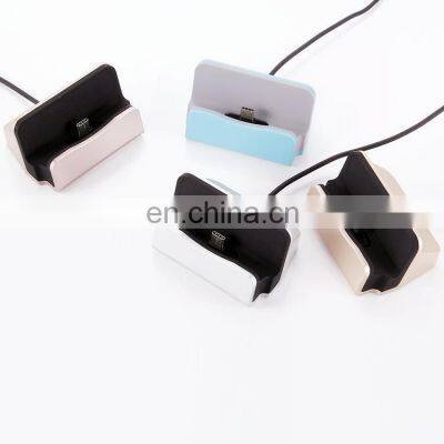 New Arrival mobile phone desk stand holder cell phone charger desk charging holder for iphone type-c
