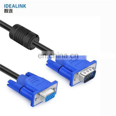Customized 10 Foot 15 Pin Vga Monitor Extension Cable Male To Female