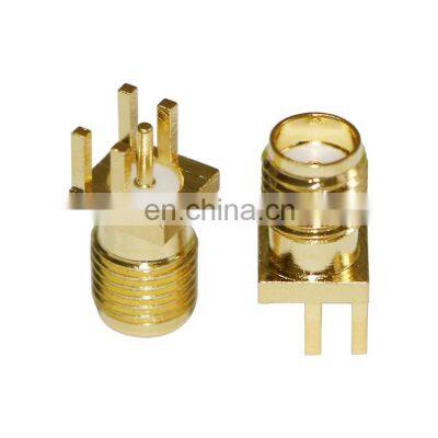 13.5mm SMA Female Connector, Edge PCB Welding Female SMA Connector