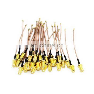 RF Coaxial Cable for GSM GPS Antenna SMA Female to MMCX/MCX/BNC/SMB/N Male/ free end for 1.13/RG178/RG316 Coaxial Cable
