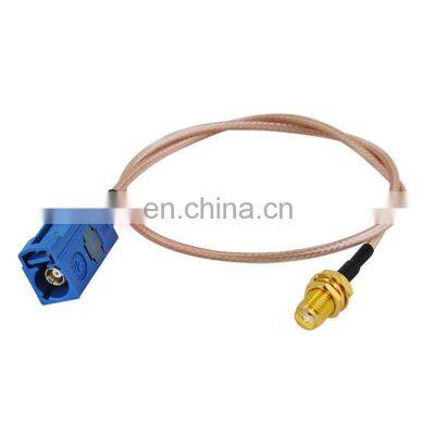 SMA to Fakra with RG316 Cable, SMA Female to Fakra C Female Blue