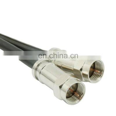 YUXUN CCTV RG 6 Coaxial Cable + F COMPRESSION Connector Factory Price Cables RG6