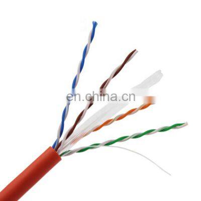 Wholesale price waterproof cat6 305m outdoor network cables 1000ft utp cat 6 cable outdoor copper 80 m
