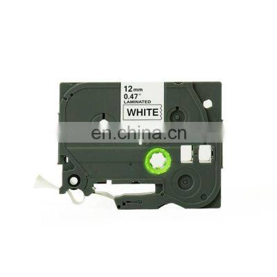 Black on White TZe231 Label Tape Compatible for Brother P-touch Typewriter Ribbon