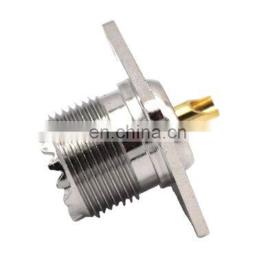 SO239 Jack Female UHF Female 4 Hole Flange Panel Mount Solder Connector