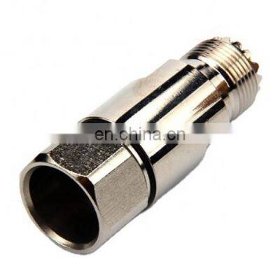 RF Coax SO 239 For 1/2 Cable Connector UHF Jack Female Clamp Connector