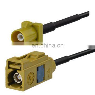 Hsd C fakra Z female male female sma car antenna amplifier Wireless Signal rg58 Cable RF coaxial 50 blue colour ohmios montaje