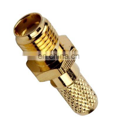 Hot selling sma female connectors SMA Crimp Female Antenna Connector for RG58 LMR195 LMR200 RG5 RF Coaxial