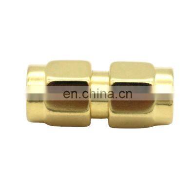 SMA Male to Sma Male rp -sma Plug to jack RF Coaxial Adapter coaxial straight gold plated full brass copper