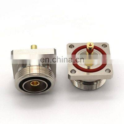 RF microwave coaxial connector adapter7/8 L29 7/16 DIN male to N female connector to PCB mount