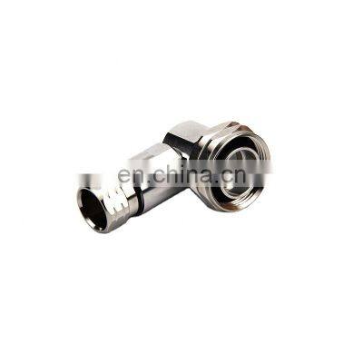 DIN Type 7/16 Male Right Angle For 1/2 Supper Flex Cable Connector
