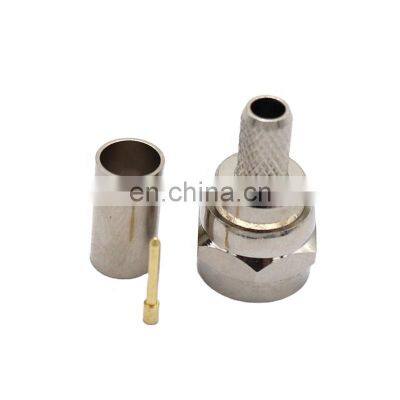 Coaxial de radiofrecuencia F compresor impermeable, para rg58 / rg59 / RG6 / rg11 75ohm in Greece
