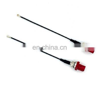 Fakra female straight to U.F.L/I-PEX for 1.13/1.37/178/RG174/RG316 RG58/RG59/RG6 cable assembly