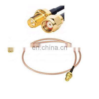 SMA male to SMA female connectors rg178 jumper cable 0.5m in Germany