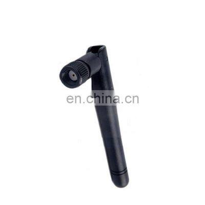 2.4-2.5GHz 3G black Gain Rubber WIFI Antenna WLAN Router SMA male connector