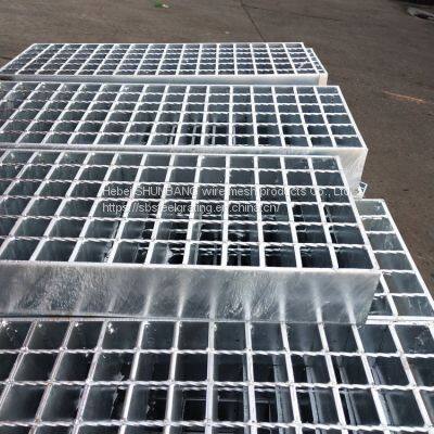 Shunbang Gaocheng heavy Q235 steel grid plate power plant chemical plant platform using G303/30/100 hot dip galvanizing