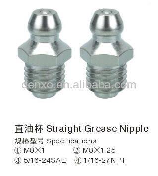 180 degree zerk fittings for Lubricating