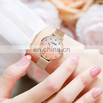 SINOBI 1688 China Watch Sinobi Women Modern New Wristwatch S9854L Women Wrist Luxury China Watches Shinny Iced Out Watch