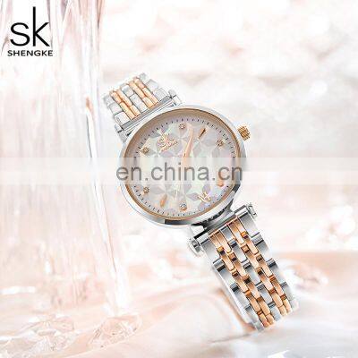 SHENGKE Watch for Women K0136L Hand Watch SK Santa's Gift Wristwatch for Girls Chic OL Watches