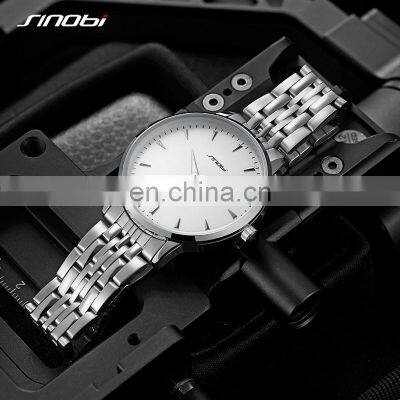 SINOBI Watches Wrist Men S9823G Classic Vintage Male Handwatch 2021 Minimalist Style Daily Men Watch Boyfriend's Gift Watches