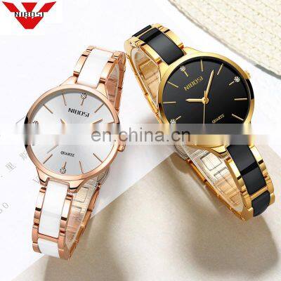 NIBOSI Watch Women Watches Ladies Creative Women's Ceramic Bracelet Watches Female Clock Relogio Feminino Montre Femme