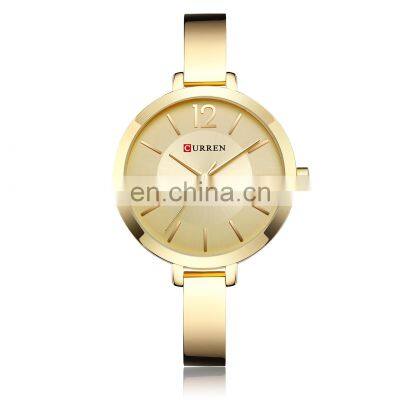 CURREN 9012 Thin Steel Belt Casual Simple Fashion Ladies Watch Hot Sale