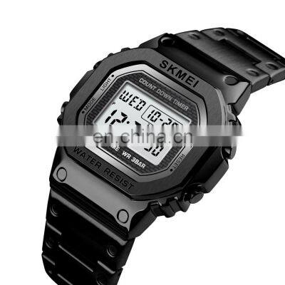 1456 watch promotion stainless steel back watch digital SKMEI