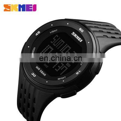skmei 1219 black retro digital watch 50m waterproof wholesale custom watches wrist men