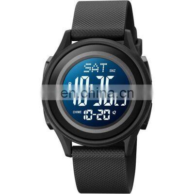 New arrival PU band digital watch company wholesale Skmei 1893 top quality 50 meter waterproof men casual sport watch