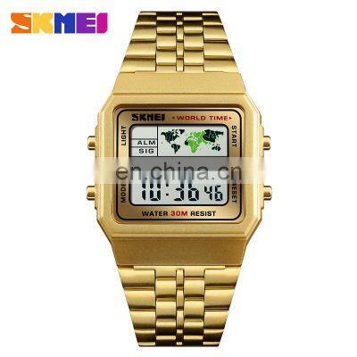 1338 skmei factory wholesale watch gold time hour men clock watches with your own logo male chrono