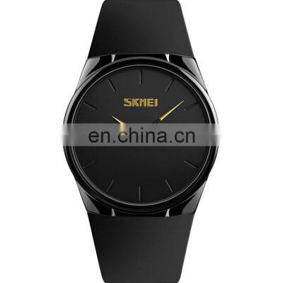 Factory wholesale OEM fashion brand Skmei 1601S top quality PU band custom logo sport quartz watches men
