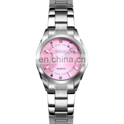Latest luxury brand Skmei 1620 elegance relojes de mujer stainless steel water resistant women quartz watch