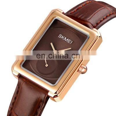 New arrival lady watch quartz custom wholesale women wristwatch leather brown fashion girl