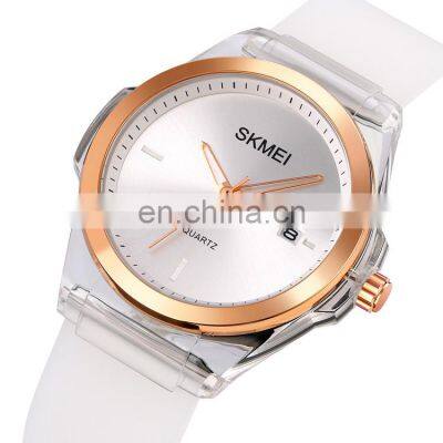 New Arrival Skmei 1792 Simple Quartz Watch for Girl Wristwatch White Strap Water Resistant 30 Meters