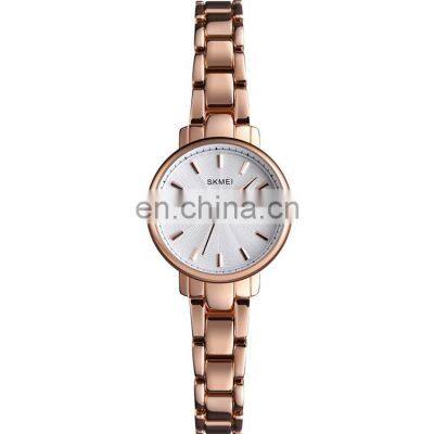 Minimalist ladies wristwatch Skmei 1410 simple design top quality waterproof women watch for small wrist