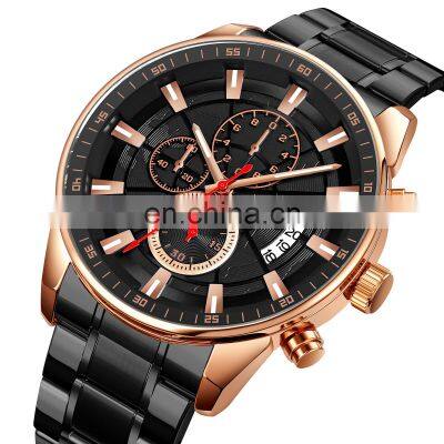 horloges Skskmei 9285 Brand Luxury Business Stainless Steel Strap Men Wrist Watch Custom Logo Watch Quartz relojes hombre