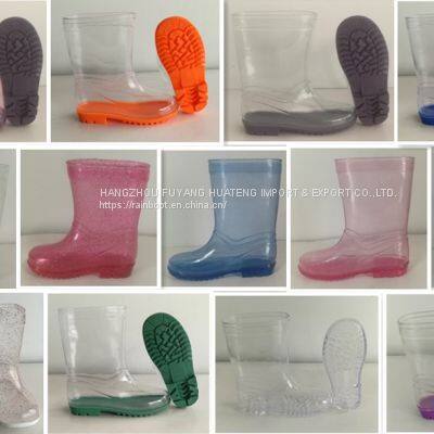 China transparent boot, Children transparent rain boots, Kid transparent boots,Outdoor transparent rain boots
