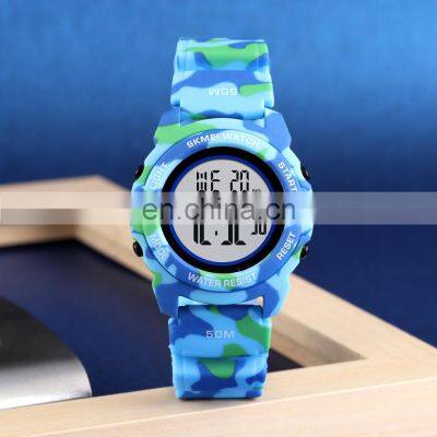 New Arrival Skmei 1574 Wholesale Black Watch for Kids Water Resistant 50 Meters Sport Digital Wristwatch