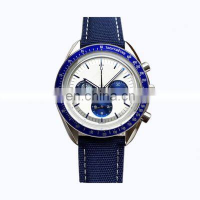 Top Luxury Men's 1:1 Astronaut Automatic Multifunction Watch Luminous Moon Phase Chronograph Men's Watch