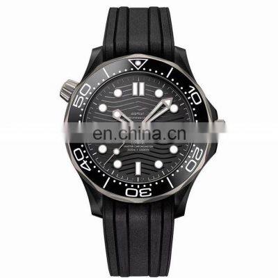 OMG Luxury Automatic Mechanical Movement 904L Stainless Steel Rubber Strap Sapphire Mirror Glass Custom Logo Mechanical Watch