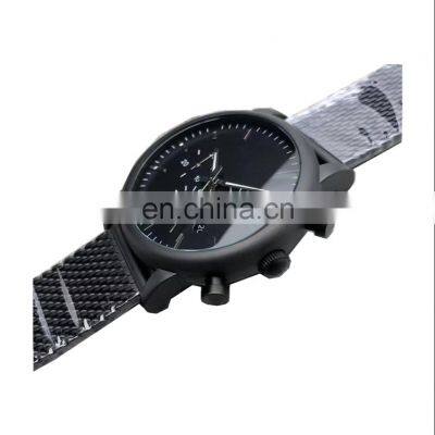 Men's Multifunction Chronograph Unique Men's Steel Watch Automatic Quartz Movement Watch