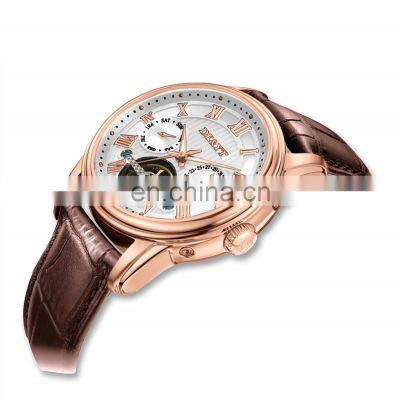 Water Resistant Automatic Mechanical Stainless Steel Watch Private Label Watches Man Wrist Watch