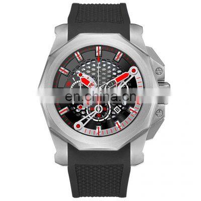 Hot Selling 10ATM Sport Mens Metal Watch Japan Movt Watch with Customer Logo Watches Chrono Oem