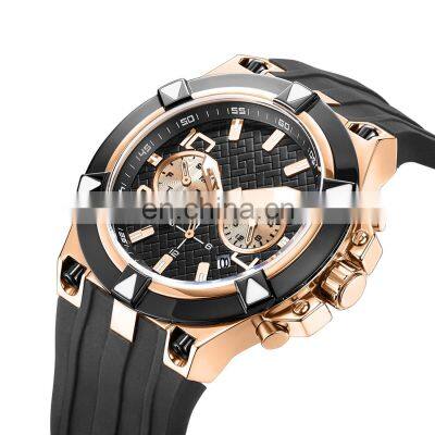 Personalized man watches 2021 luxury orologio uomo quartz watch wholesalers rosegold luxary watches oem