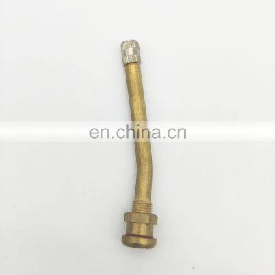 European Style O-Ring Seal Clamp-in Brass Metal Truck Tyre Valve V3-20-2