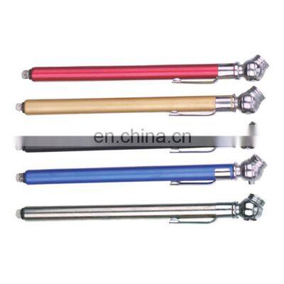 Air Pressure Tire Gauges 50 PSI Pencil Shirt Pocket Clip Aluminum Body